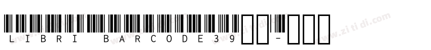 libri barcode39字体字体转换